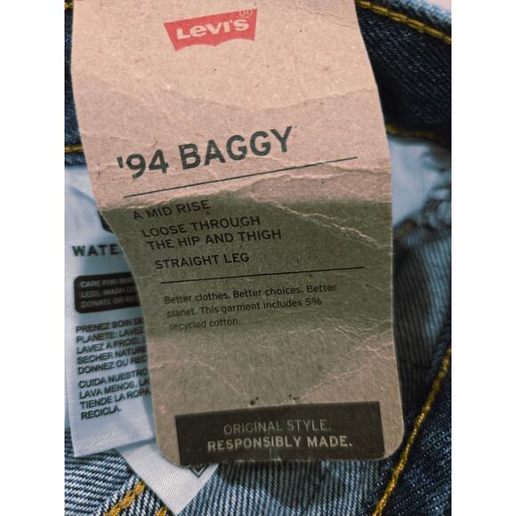 NWT Levi's Women's Baggy 94 Jeans Size 32×31 - Picture 6 of 6